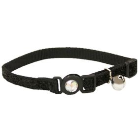 Ошейник для котов Coastal Fashion Safe Cat Collar, 20-30 см, черный