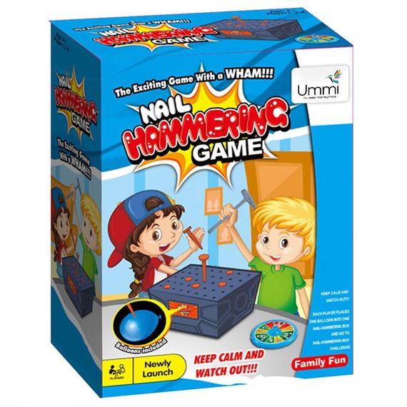 Настільна інтерактивна гра Ummi 707-88 Nail Hammering Game Blue | Зображення 5