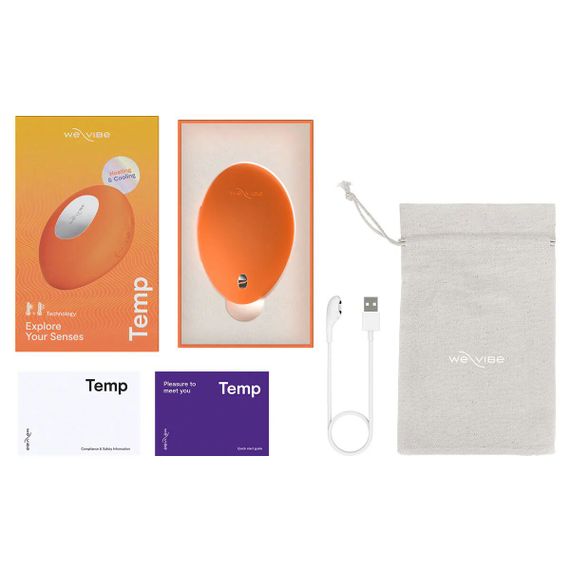 Вібратор We-Vibe Temp Tangerine | Зображення 9