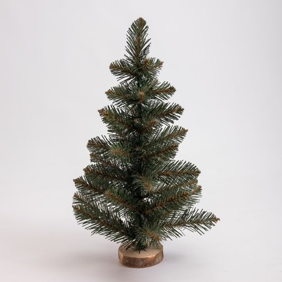 Штучна новорічна настільна міні ялинка «Полонинська» зелена 45 см SOK-M-03-2 | Зображення 1