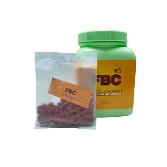В комплекс SUN FBC Vitamins and Minerals Antianemic with Vitamins 100 Caps