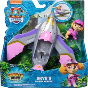 Щенячий патруль в джунглях Самолет сокол и фигурка Скай Оригинал Paw Patrol Jungle Pups Skye Falcon Vehicle