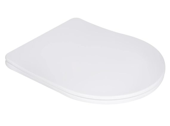 Сидіння для унітазу Qtap з мікроліфтом Slim Duroplast, Quick Release QTSC179W48675
