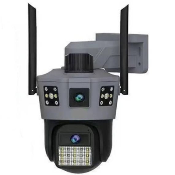 Камера відеоспостереження вулична 4G Solar ptz 6MP camera SD39-4G Чорна