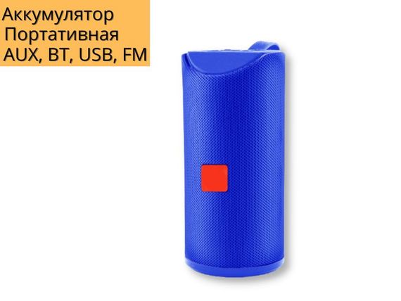 Колонка портативная B.U.M. XTREME TG113 10Вт  USB, AUX, FM, Bluetooth синяя (AM-775) | Зображення 1