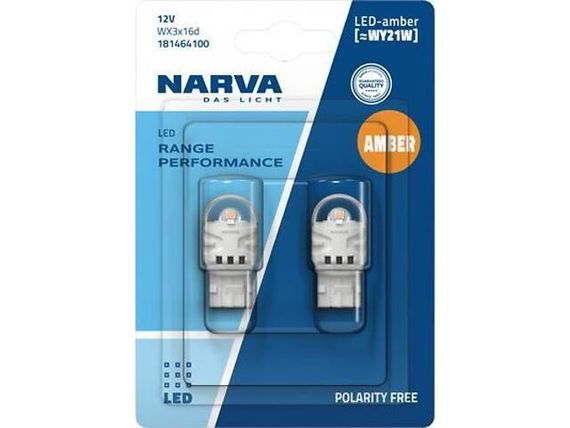 Лампа LED NARVA WY21W 12V WX3x16d (блістер 2 шт.) LED Ретрофіт 181464100