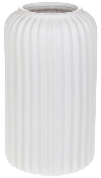 Декоративна ваза Unica фарфору d=11x20см white