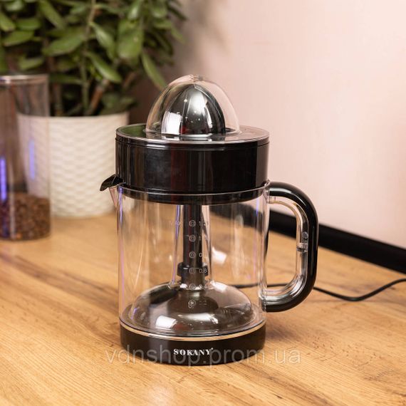 Соковыжималка для цитрусовых электрическая 30 Вт 1.2 л пресс для апельсинов Sokany SK-CZ-626 | Зображення 8