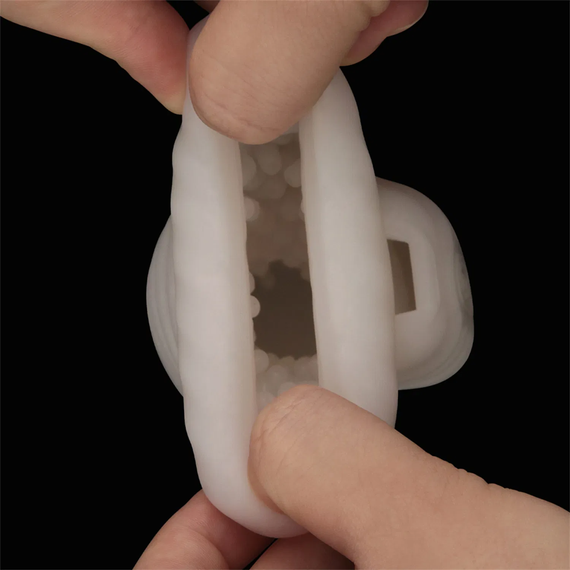 Мастурбатор - Knights Ring Vibrating Dual Purpose Sleeve-Wavy sexstyle | Зображення 7