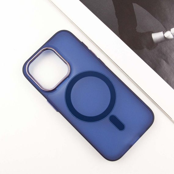 Чохол TPU+PC Lily with MagSafe для Apple iPhone 13 Pro Max (6.7") Deep Navy | Зображення 2