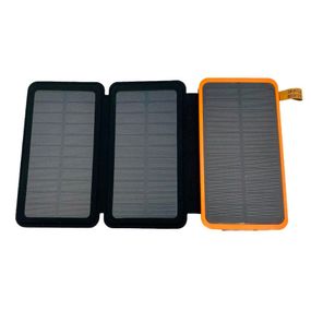 Повербанк 10 000 mAh с солнечными панелями Solar Charger Power Bank