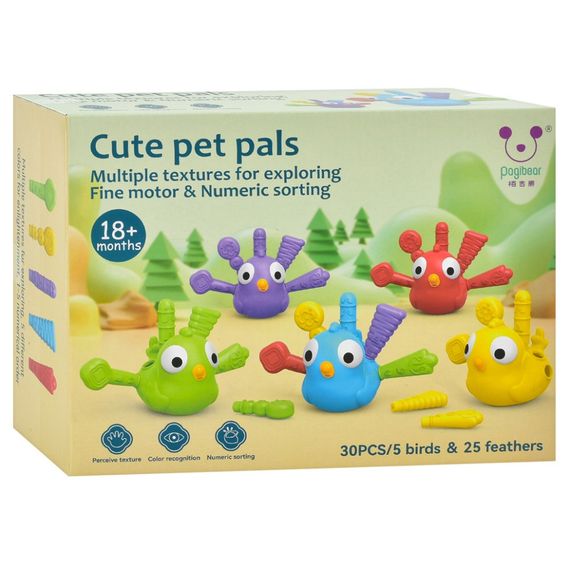 Детский сортер "Птички" BB2004, 5 птичек | Зображення 4