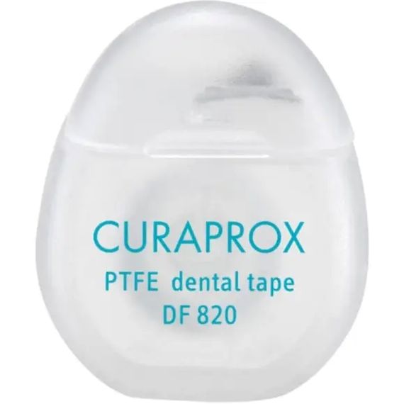 Нитка-міні Curaprox DF 820 міжзубна тефлонова з хлоргексидином, 5 м