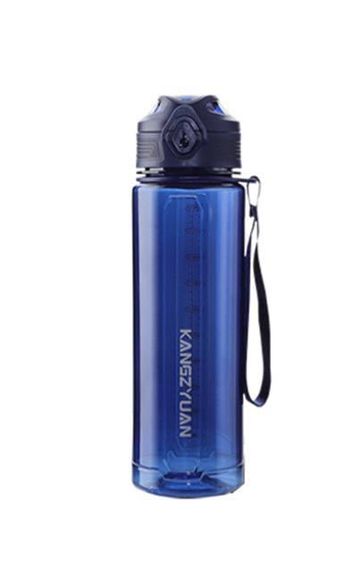 Пляшка KANGZYUAN 700 мл — Синя Tritan BPA-free, ударостійка, спортивна з ергономічною кришкою | Зображення 9