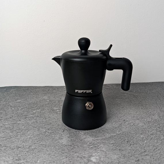 Гейзерна кавоварка PR-2241 Чорна Перлина 50мл. PEPPER | Зображення 1
