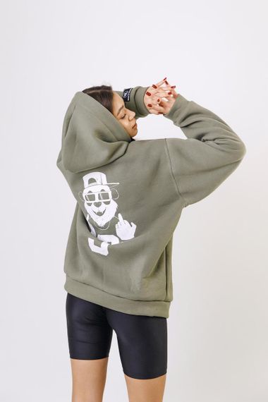 Зіп Худі унісекс МА (01) олива | Зображення 8