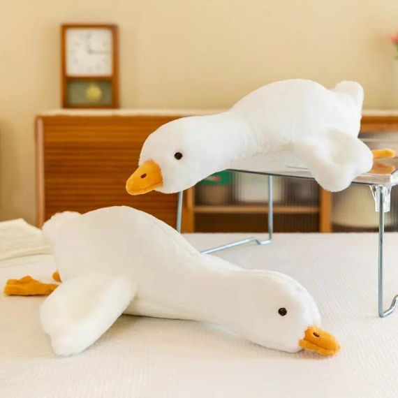 190 см М'яка плюшева іграшка подушка обіймашка Гусак | Зображення 9