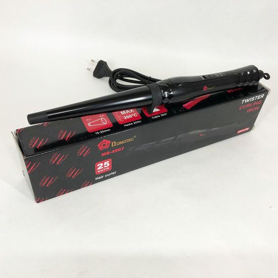 Плойка з керамічним покриттям DOMOTEC MS-4907 Міні плойки гофре | Плойка WV-263 для завивки | Зображення 2