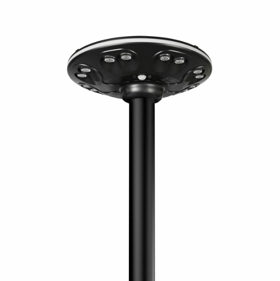 LED Ліхтар парковий автономний сенсорний IP54 1400Lm 5000+3000К VL-GLSO-1254-S Videx | Зображення 4