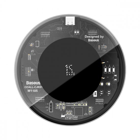 Бездротовий ЗП Baseus Simple 15W (Type-C version)