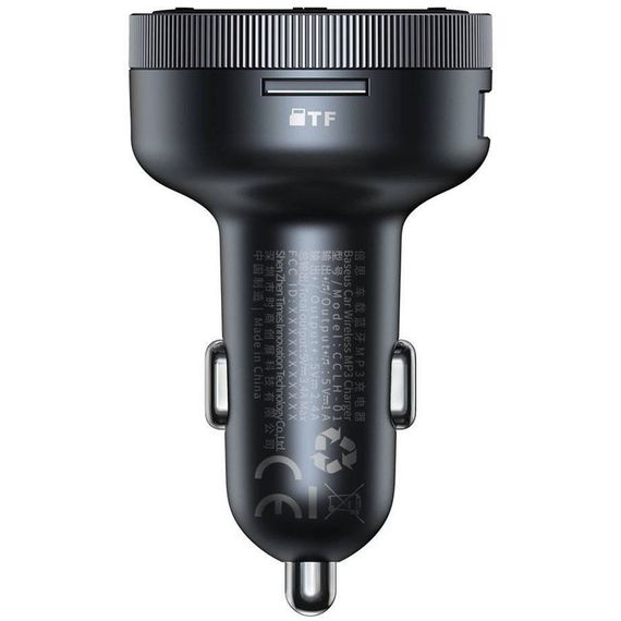 АЗУ FM модулятор Baseus Enjoy 17W (2USB-A) (CCLH-01) Черный | Зображення 1