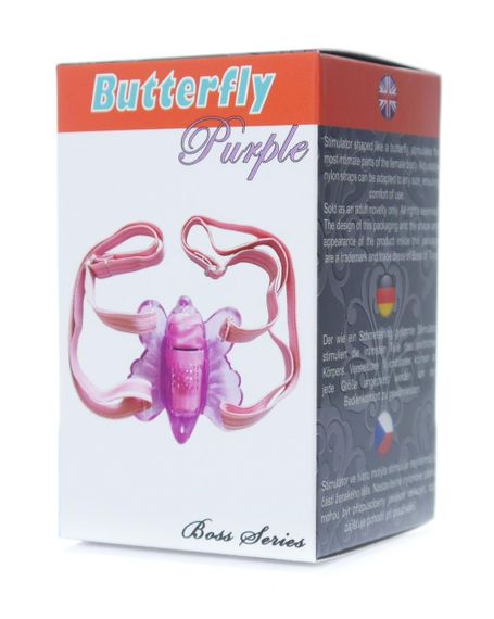 Вибро-стимулятор бабочка Butterfly Purple, BS6700056 Sex Aura