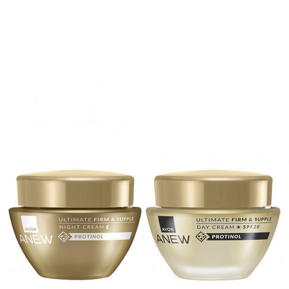 Набір Avon ANEW “Пружність та еластичність” (Денний крем 50 мл + Нічний крем 50 мл) | Догляд для сяючої та пружної шкіри
