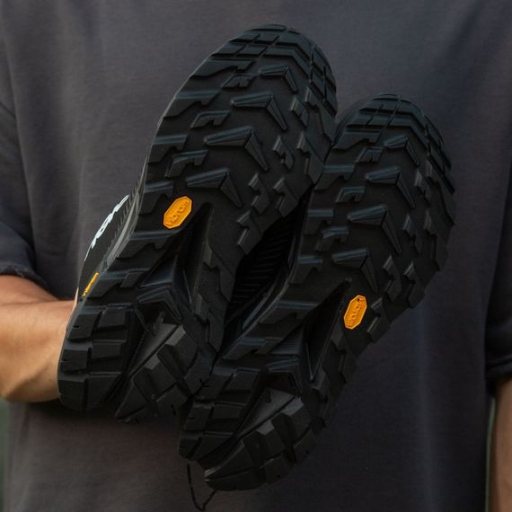 Кросівки демісезонні шкіряні Hoka підкладка Gore-Tex колір чорний | Зображення 2