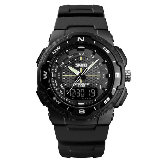 Годинник S2kmei 1454BKBK Black-Black