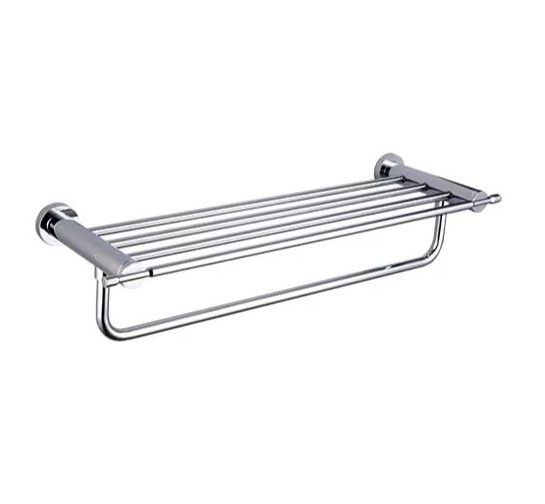 Полка с держателем для полотенец Gappo хром, 580 мм G1824