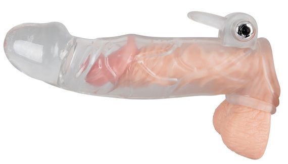 Насадка на член - Chrystal Skin Penis Sleeve Vibro sexstyle | Зображення 2