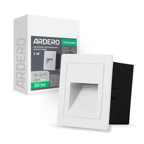 Архитектурный светодиодный накладной светильник Ardero DH1010ARD LEVEL 3 Вт, 3000 К, белый