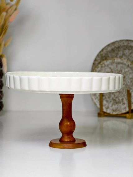 Тортовниця OLens White kitchen 8030-324 17.5х27.2 см біла | Зображення 5