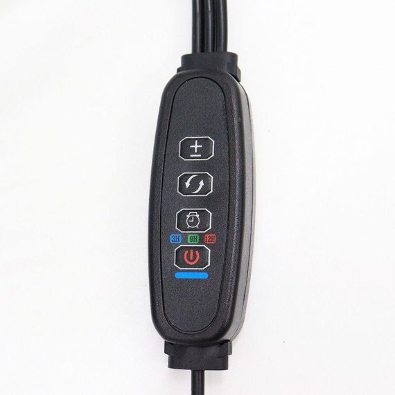 Ультрафіолетова лампа для рослин на 3 гілки, 30 Вт, L3 / Гнучка фітолампа з таймером / Світодіодний фітосвітильник на прищіпці | Зображення 4