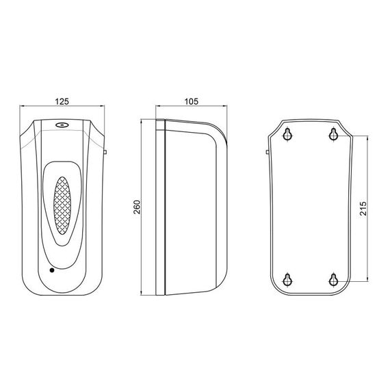 Дезінфектор для рук Qtap Dezinfektor DZ600WP | Зображення 1
