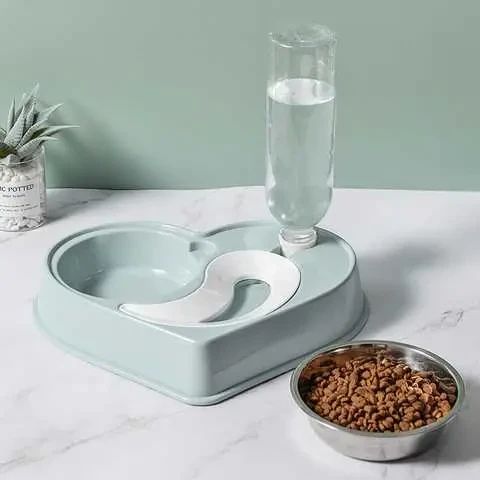 Кормушка с поилкой для домашних животных DOG & Cat bowl | Посуда для собак и кошек