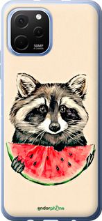 Чохол на Huawei Nova Y61 Єнотик з кавуном "4605u-2983-2448"