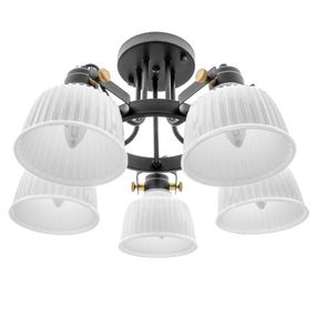 Люстра потолочная классическая E14 40W BK (BR-01463C/5)