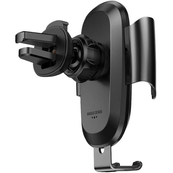 Автомобильный держатель Baseus Future Gravity Car Mount Holder (SUYL-WL01) Black | Зображення 2