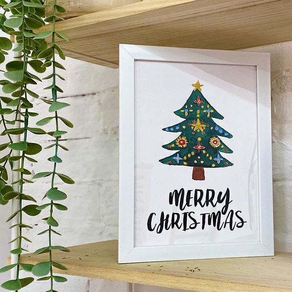 Постер в рамці Marry Christmas 21х30см, A4 (WMT4_23NG011_WH)