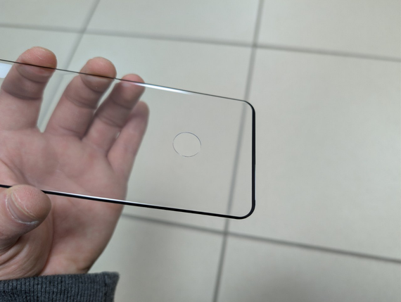 Захисне скло для Samsung S20 Plus / Самсунг С20 Плюс Mietubl, 5D, з чорною рамкою | Зображення 1