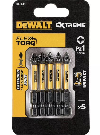 Набір біт DeWalt IMPACT TORSION EXTREME ударні Pozidriv (DT7390T)
