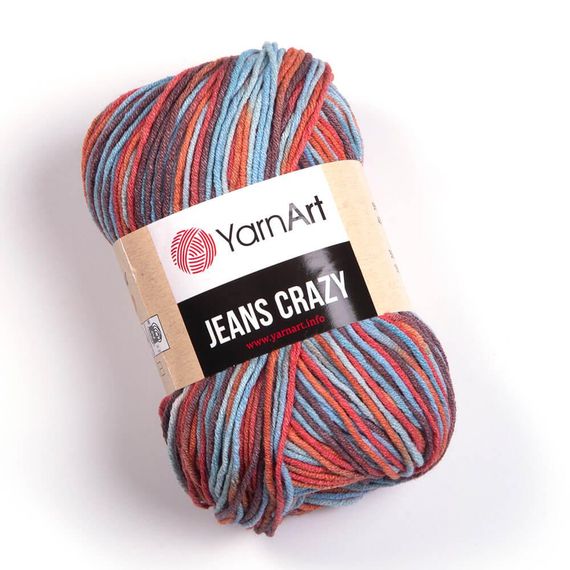 YarnArt Jeans Crazy 8214 пряжа ЯРНАРТ ДЖІНС КРЕЙЗІ