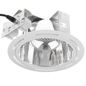 Світильник Downlight стельовий вбудований DL-01 W/2x26W WH Brille 166017