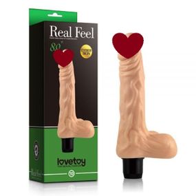 Упругий реалистичный вибратор 8'' Real feel, Flash sexstyle