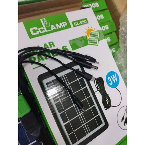 Солнечная панель CCLamp CL-630 c USB кабелем 3W | Зображення 8