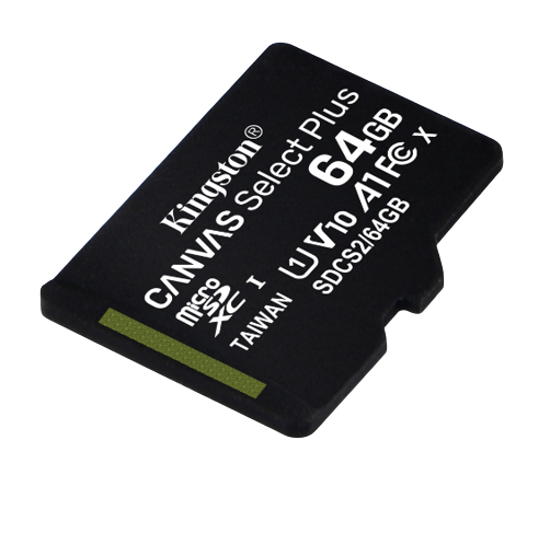 Карта пам'яті microSDXC 64Гб Class 10 (UHS-1) 100Мб/с Kingston  Canvas Select Plus | Зображення 1