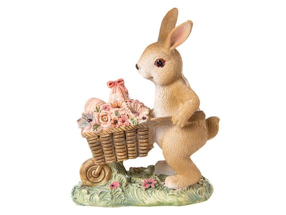 Фігурка міні Rabbit with flowers 11.5 см