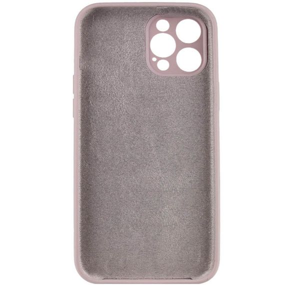 Чохол Silicone Case Full Camera Protective (AA) NO LOGO для Apple iPhone 12 Pro Max (6.7") Сірий / Lavender | Зображення 3