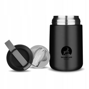 Термос для їжі Mountain Goat 0.72 л з ложкою Black (P-5905973406956)